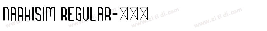 Narkisim Regular字体转换